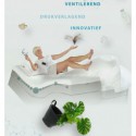 Eastborn H-1100 pocketvering matras met Traagschuim afdeklaag OPRUIMING 90x200 cm (de LAATSTE).