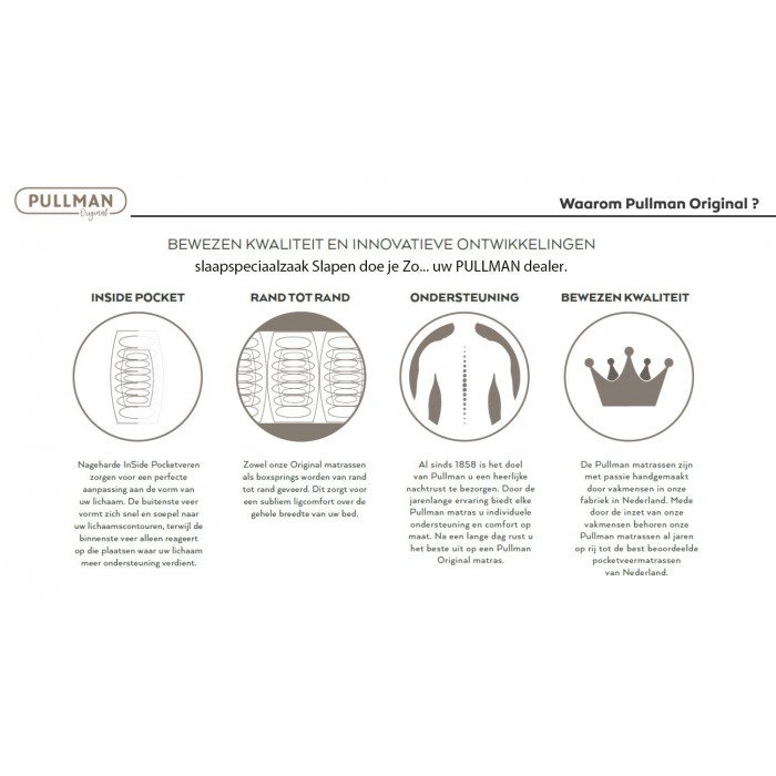 PULLMAN Original Elan pocketvering matras.