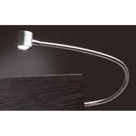 Bedverlichting CHROME voor montage op de achterwand