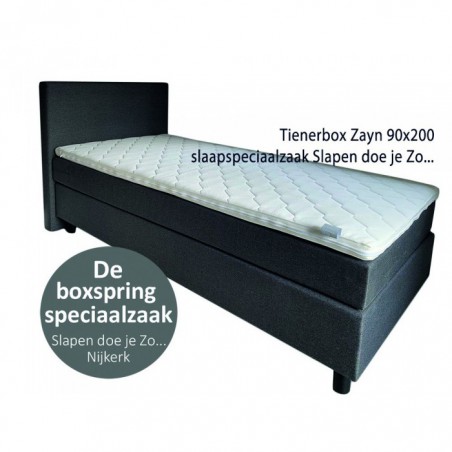 TienerBoxspring Zayn 90x200 DIRECT uit voorraad leverbaar!