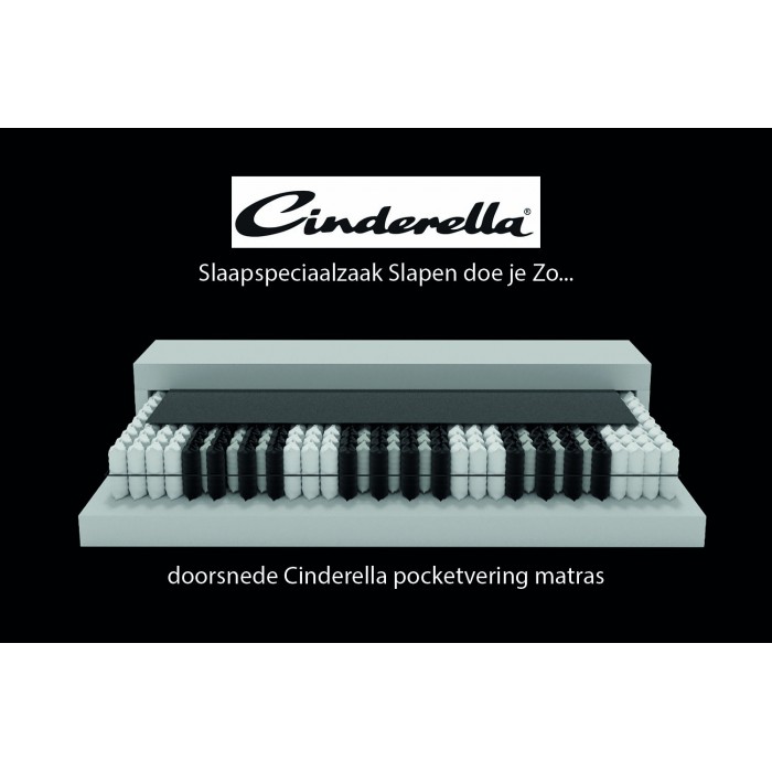 Cinderella pocketvering matras model C400 OPRUIMING.