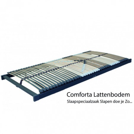 Lattenbodem Comforta vlakke uitvoering 42 lats met instelbare heupzone.