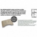 BUTTERFLY natuurrubber hoofdkussen 9 cm met schoudercontour.