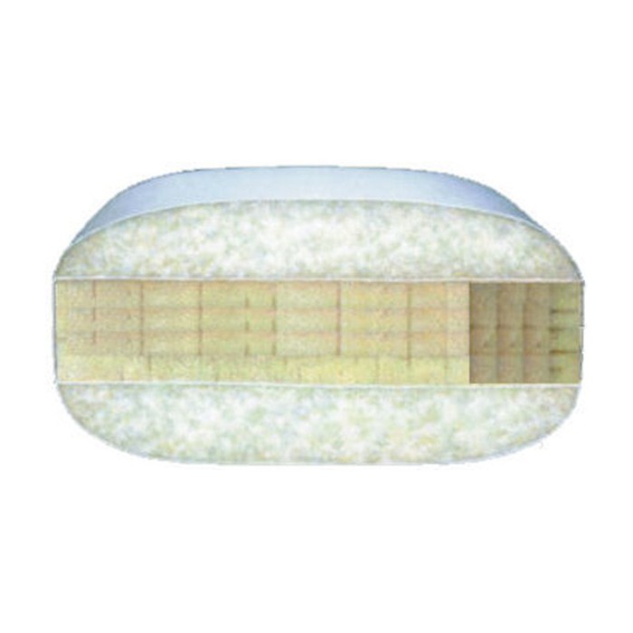 IMPERIOR dons/latex hoofdkussen met schoudercontour.