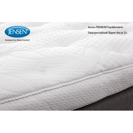 JENSEN STARROSE Natuurlatex Comfort topdekmatras