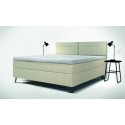 beige boxspring tweepersoons