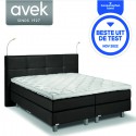 AVEK NINETY verstelbare boxspringset 180×210 in de stof BERCH 66 DIRECT uit voorraad leverbaar.
