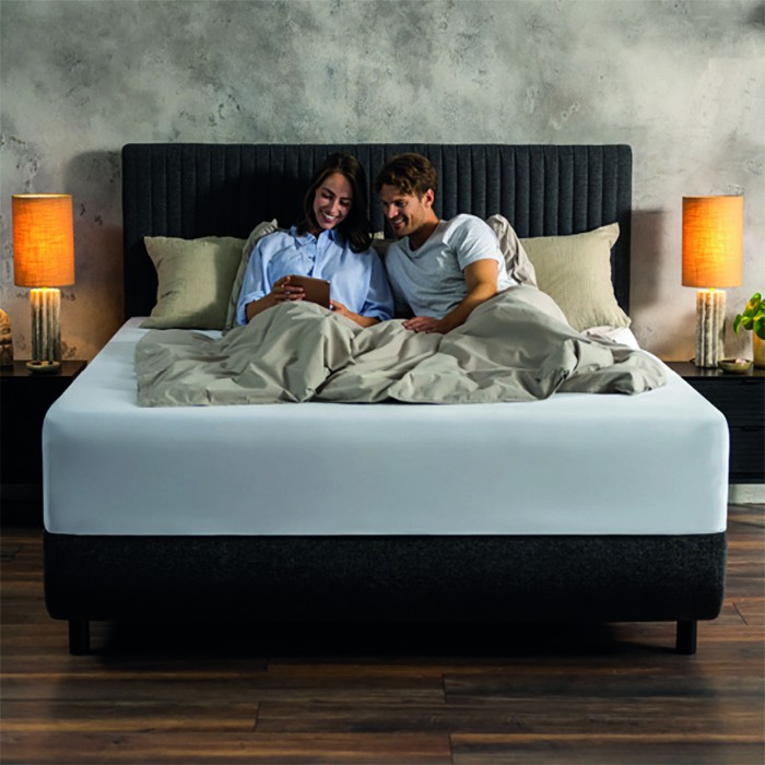 TEMPUR ARC BED + ARC schotel bodems (zonder matrassen).