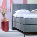 Eastborn STUD nieuw! boxspringset + gestoffeerde matras met topdek.