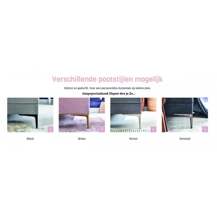 Cinderella boxspringcombinatie DESIRE nu met 2 kussens KADO.