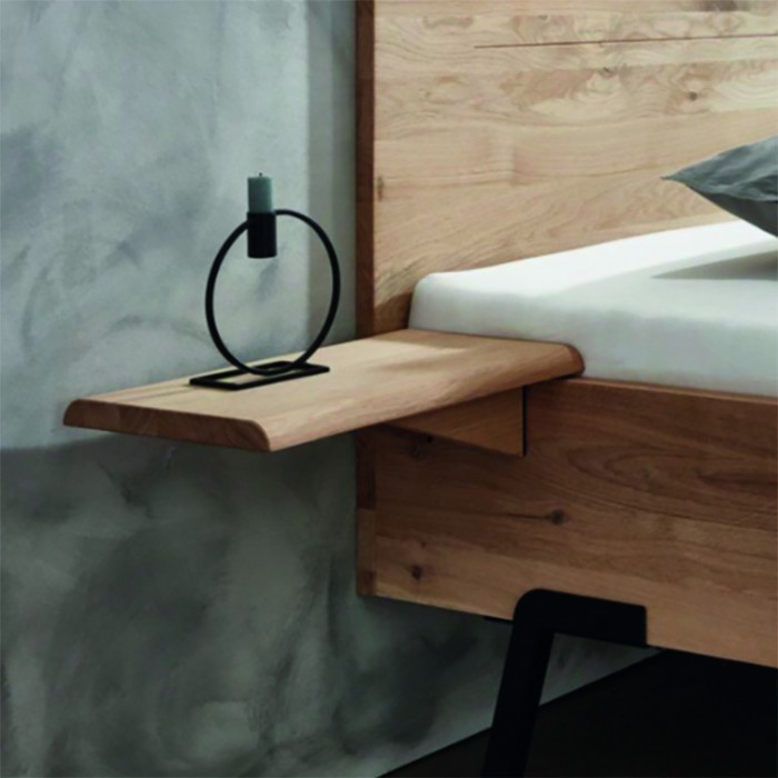 Massief eiken ledikant ROUGH leverbaar in diverse maten.