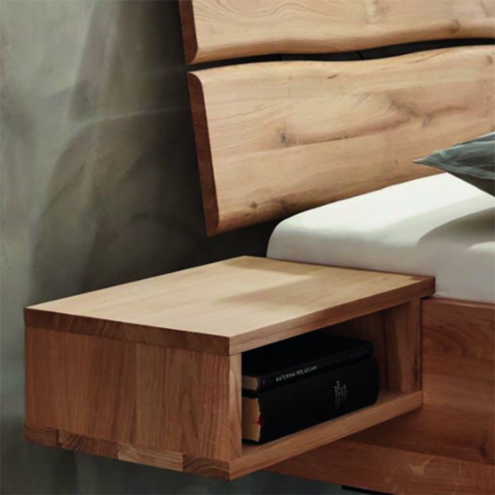 Massief eiken ledikant ROUGH leverbaar in diverse maten.