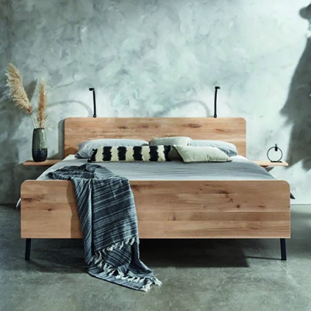 Massief eiken ledikant LOTUS leverbaar in diverse maten.