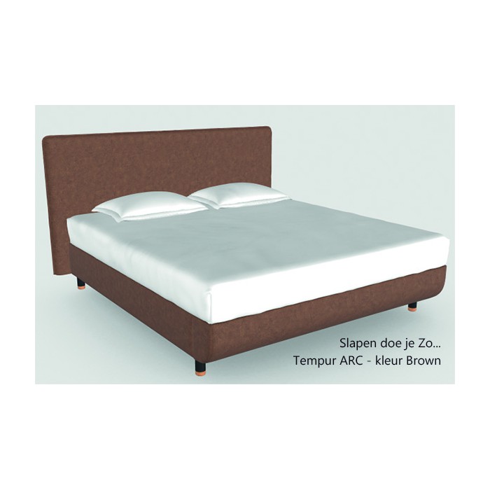 TEMPUR ARC BED + ARC schotel bodems (zonder matrassen).