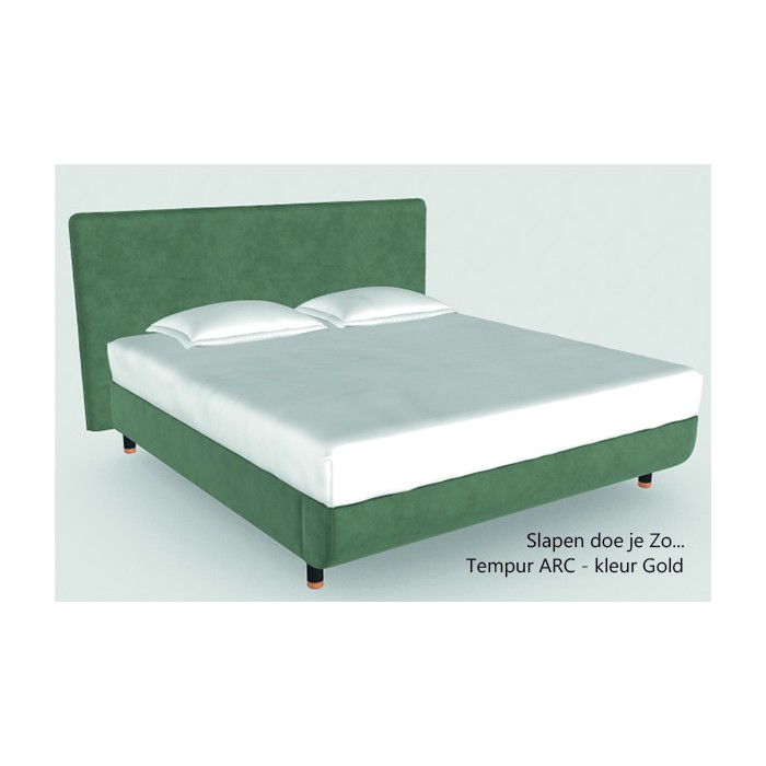 TEMPUR ARC BED + ARC schotel bodems (zonder matrassen).
