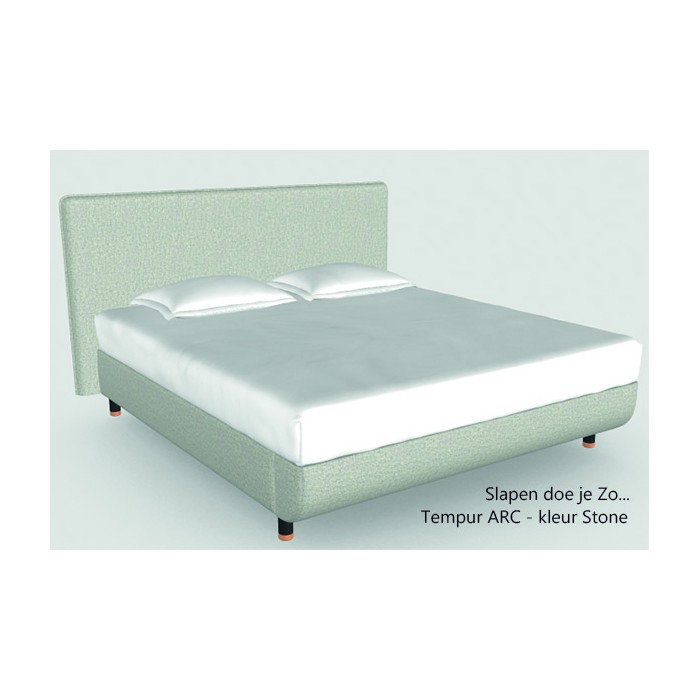 TEMPUR ARC BED + ARC schotel bodems (zonder matrassen).