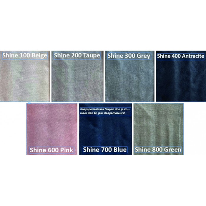 Eastborn COLOUR matras gestoffeerd in kleur naar keuze.