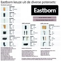 Eastborn FORWARD 120 cm met gestoffeerde matras en topdek.