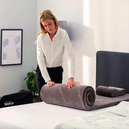 TEMPUR reisset speciale actieprijs, oplegmatras en reiskussen!