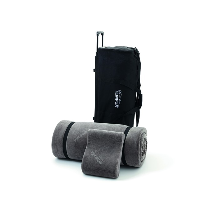 TEMPUR reisset speciale actieprijs, oplegmatras en reiskussen!