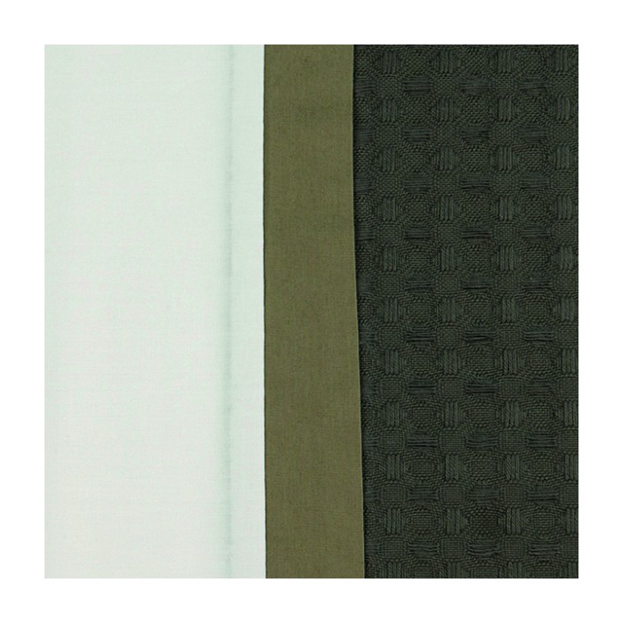 groene combinatie op bed