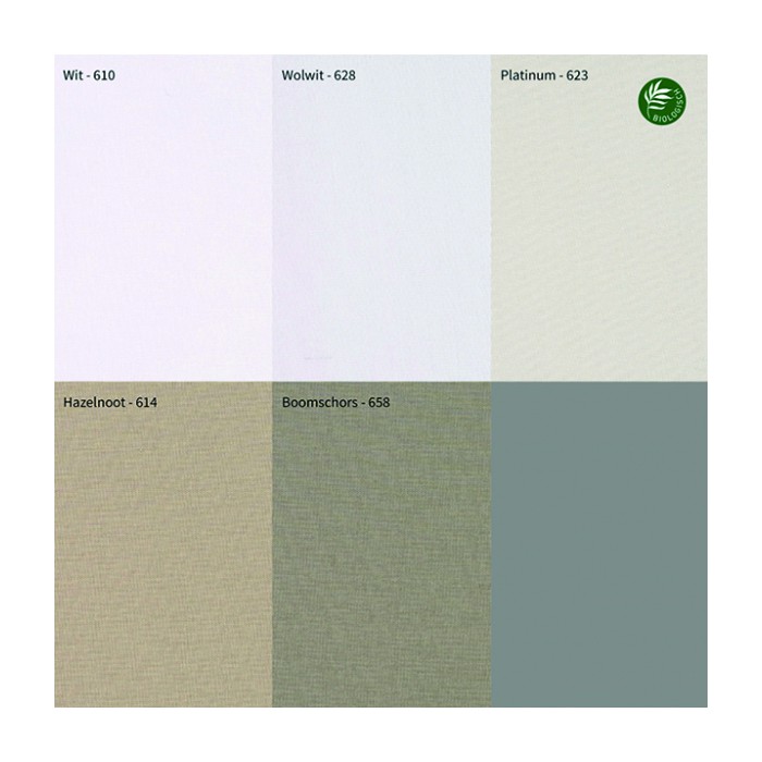 UNI ORGANIC PERCAL dekbedovertrek pastel