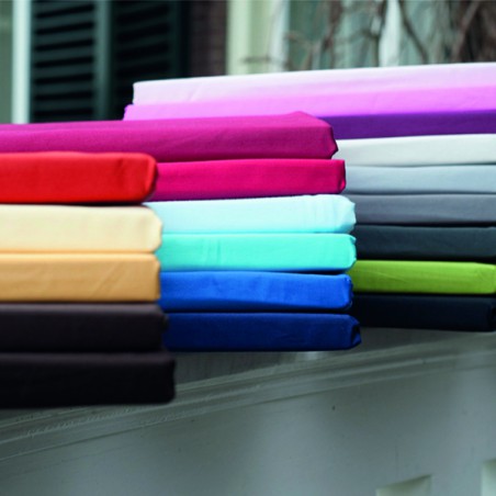 Hoeslaken van mooi percal katoen, KIES je favoriete kleur!