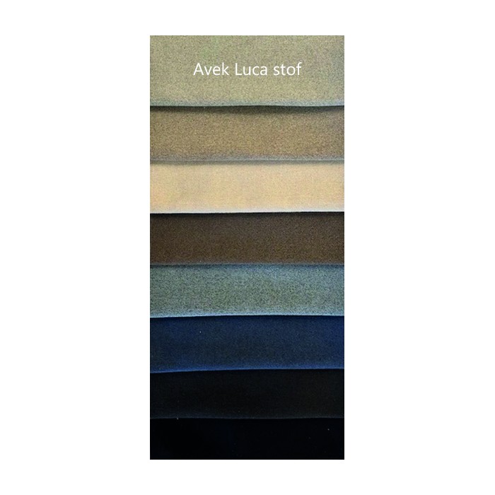 AVEK NOFLIK boxspring combinatie model PLEATS inclusief topdekmatras en leverbaar in alle AVEK stoffen.