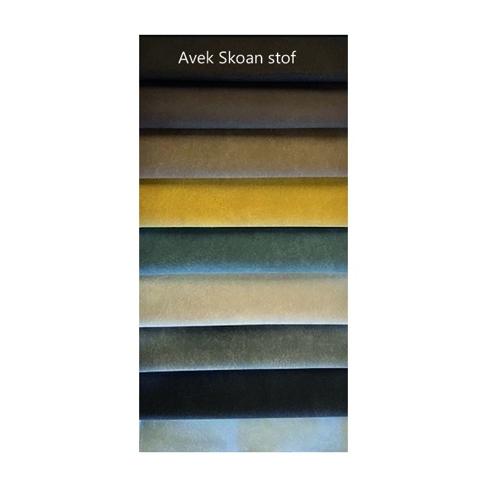 AVEK NOFLIK boxspring combinatie model PLEATS inclusief topdekmatras en leverbaar in alle AVEK stoffen.