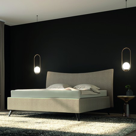 TEMPUR DESIGN BED PURE met ARC schotelbodems.
