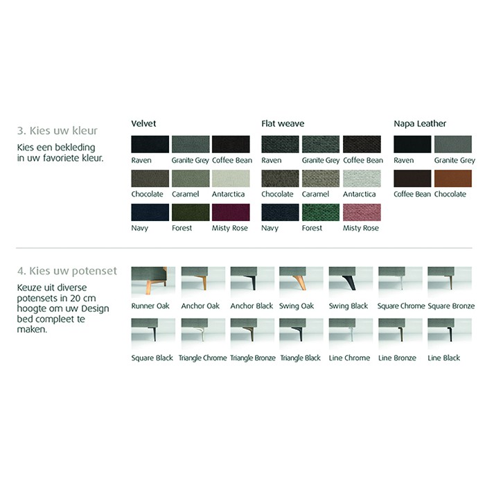 TEMPUR DESIGN BED PURE met ARC schotelbodems ACTIEPRIJS!