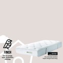 Eastborn BIRD FINCH pocketvering matras met comfortschuim afdeklaag.