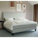 JENSEN SUPREME boxspring combinatie met topdekmatras en Cozy hoofdbord.
