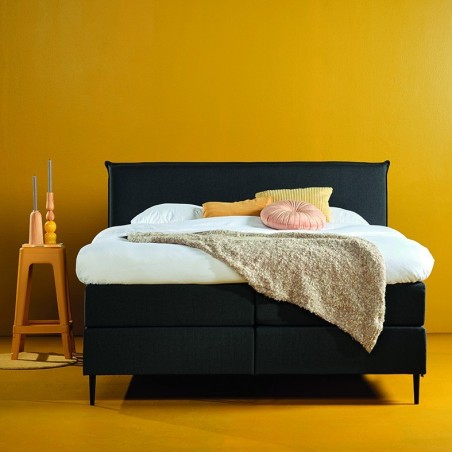 Eastborn GO boxspringcombinatie ANTRACITE met topdek ACTIEPRIJS!