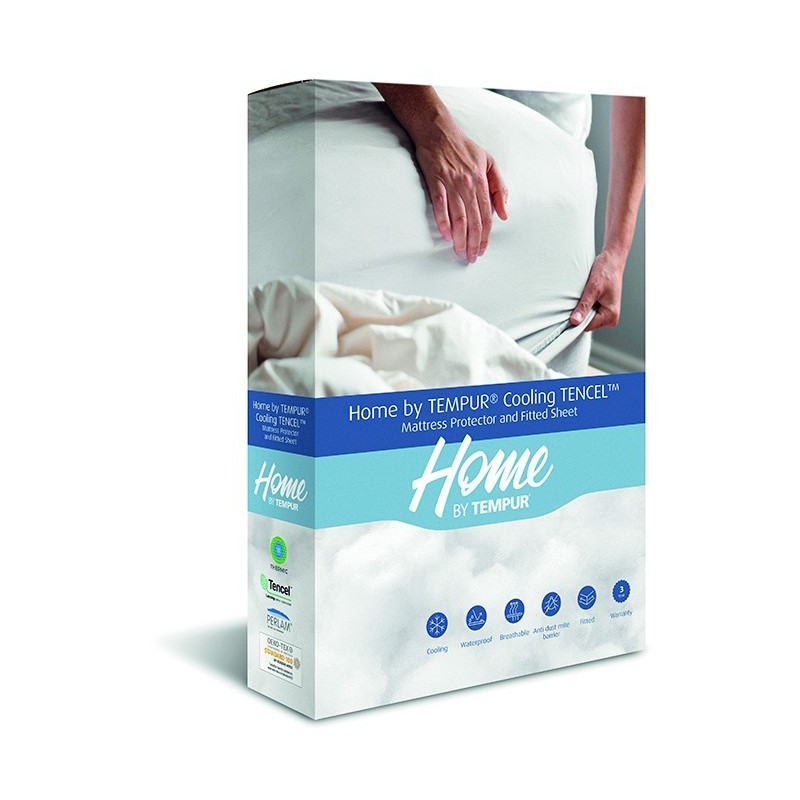 TEMPUR Thermo regulerende matras beschermer.