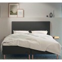 JENSEN DIPLOMAT NORDIC boxspringset met topdek en hoofdbord Fenix.