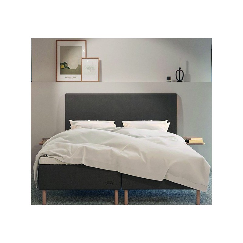 JENSEN DIPLOMAT NORDIC boxspringset met topdek en hoofdbord Fenix.