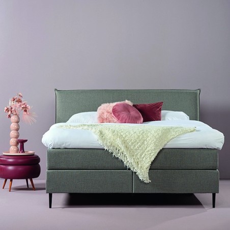 Eastborn GO boxspringcombinatie GREY met topdek ACTIEPRIJS!