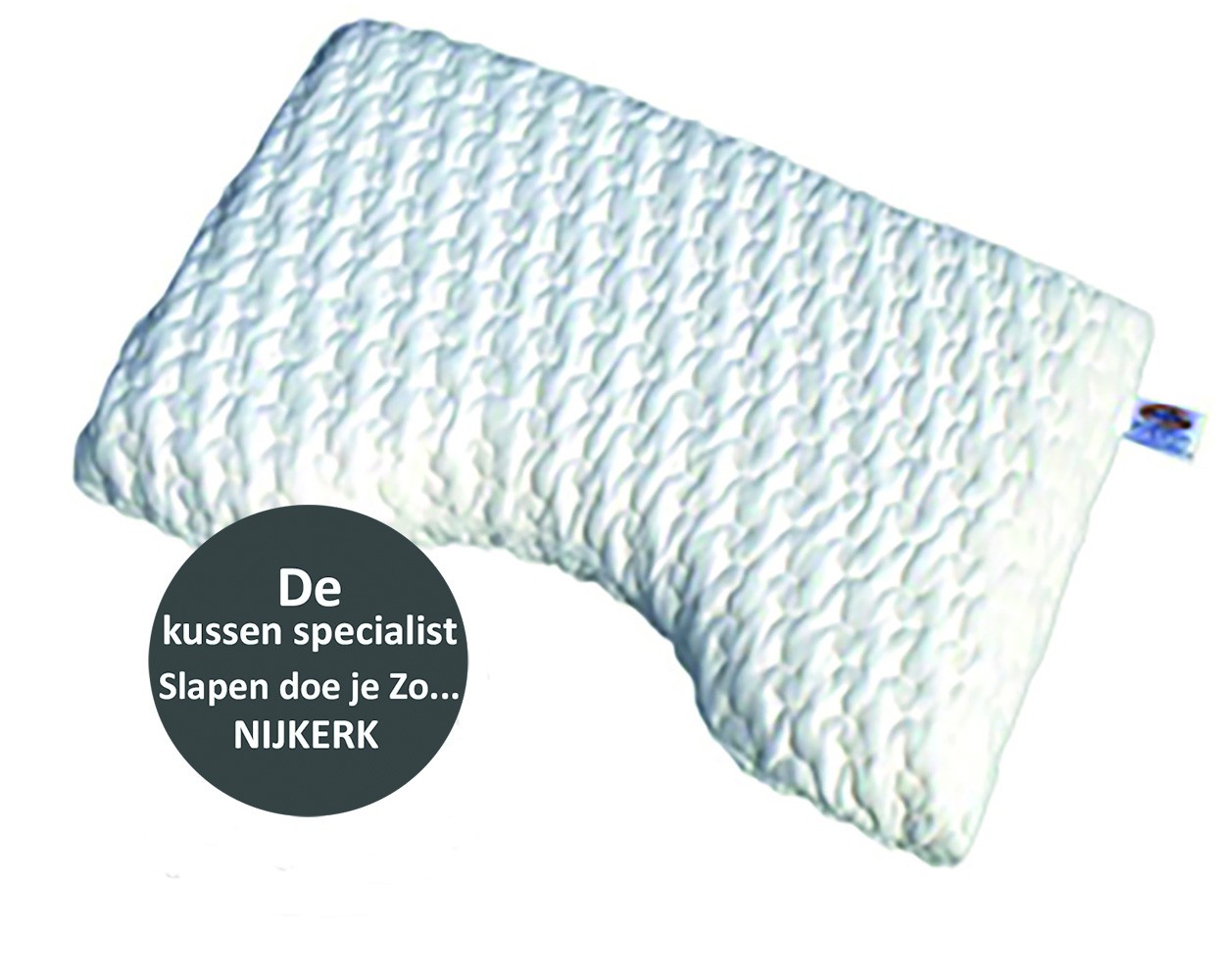 Sleepys Natuurlijk Latex Kussen 74x42 Cm - Talalay Hypoallergeen Hoofdkussen Met Jersey Overtrek, Hoogte 10 Cm